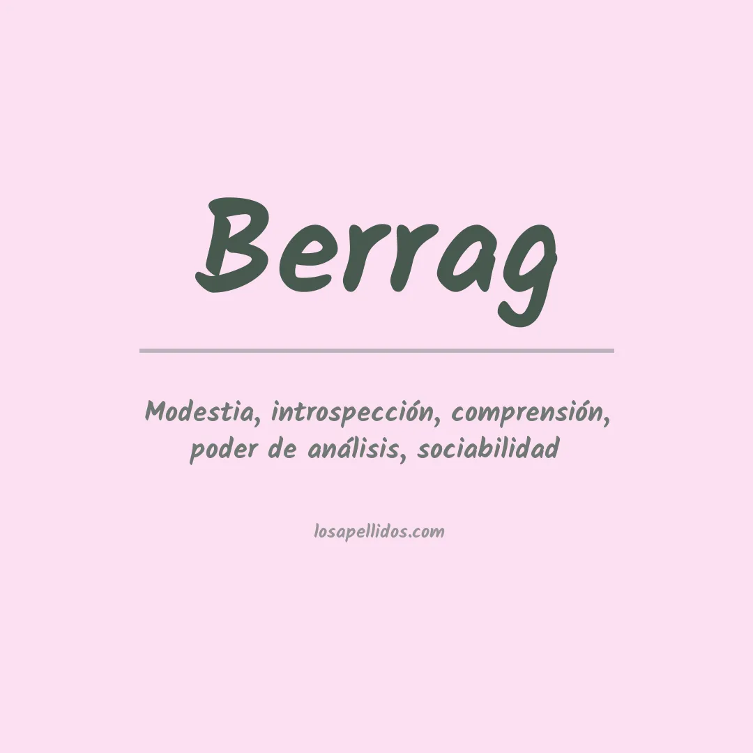 Apellido Berrag