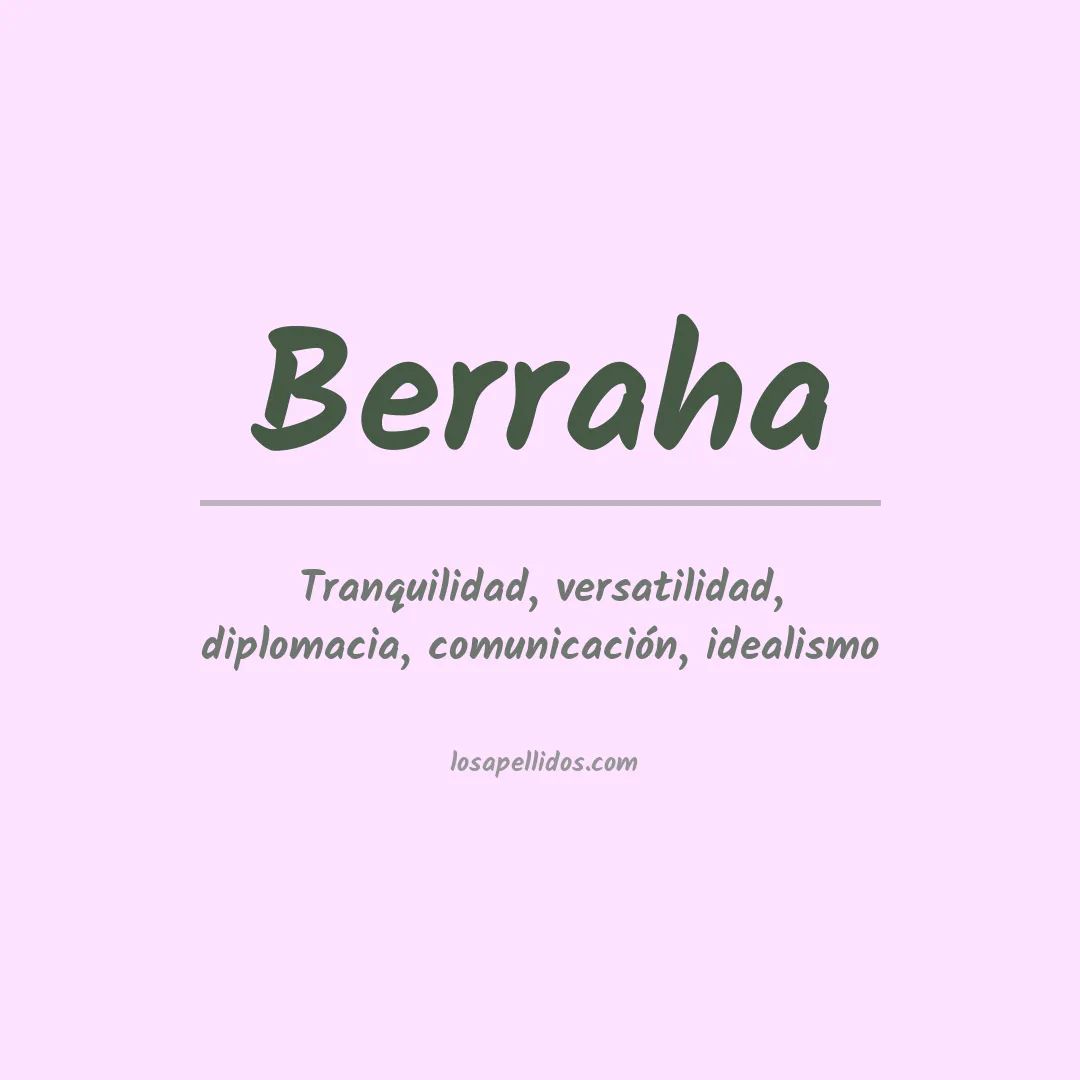 Apellido Berraha