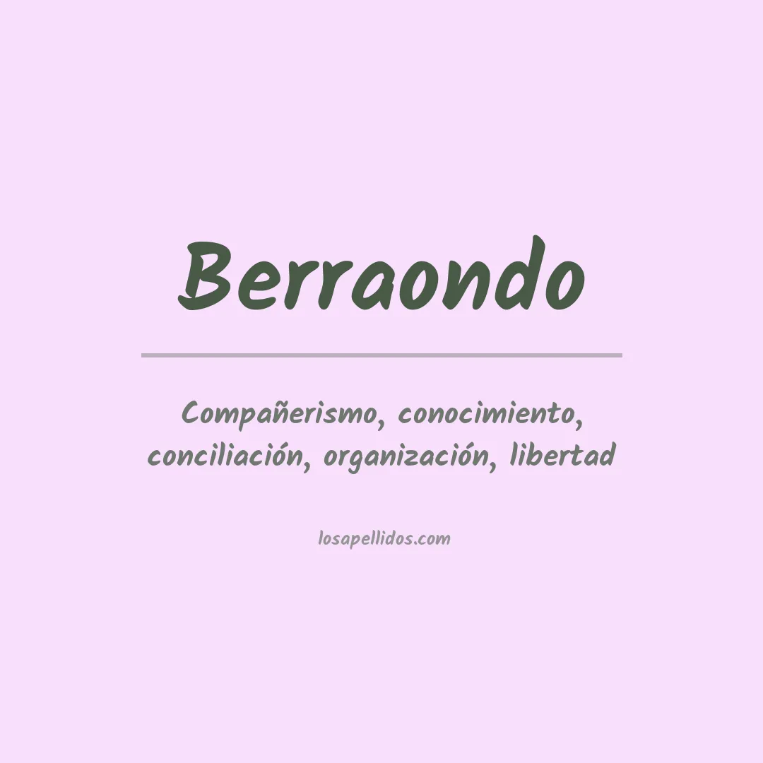 Apellido Berraondo