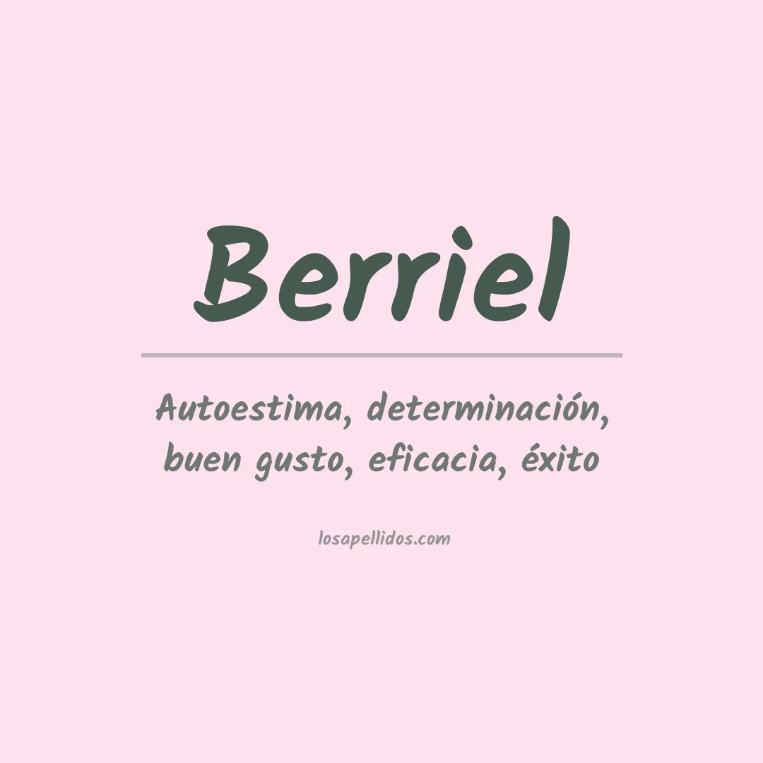 Apellido Berriel