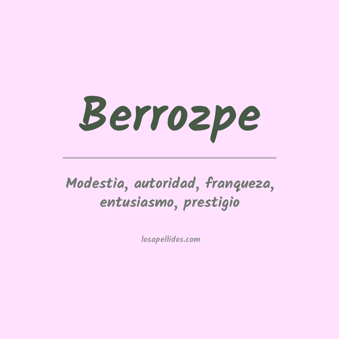 Apellido Berrozpe