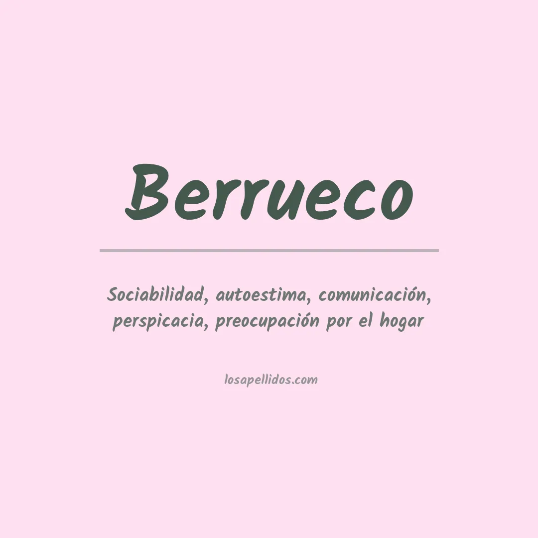 Apellido Berrueco