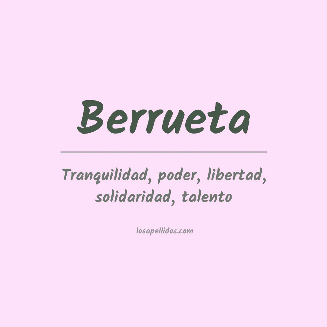 Apellido Berrueta
