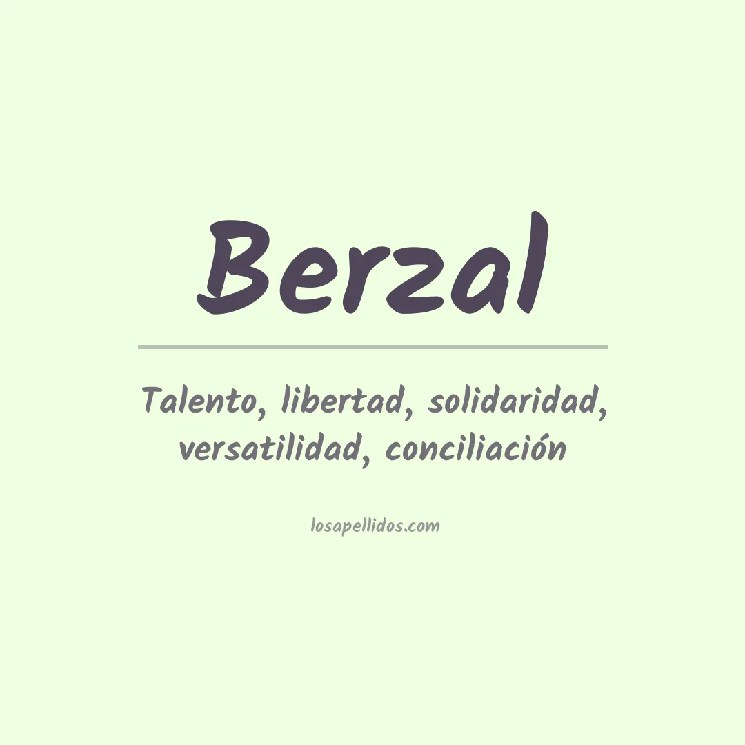 Apellido Berzal