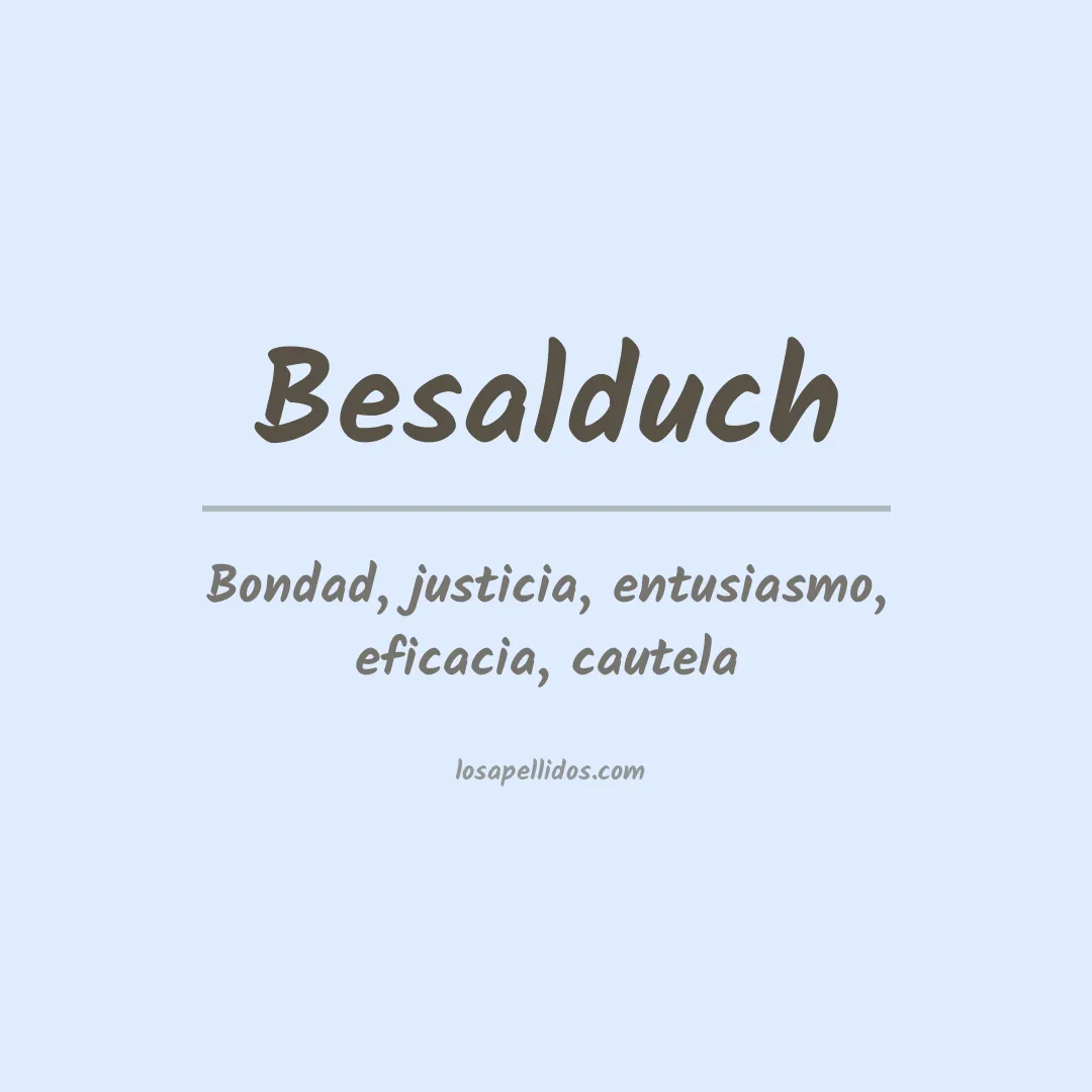 Apellido Besalduch