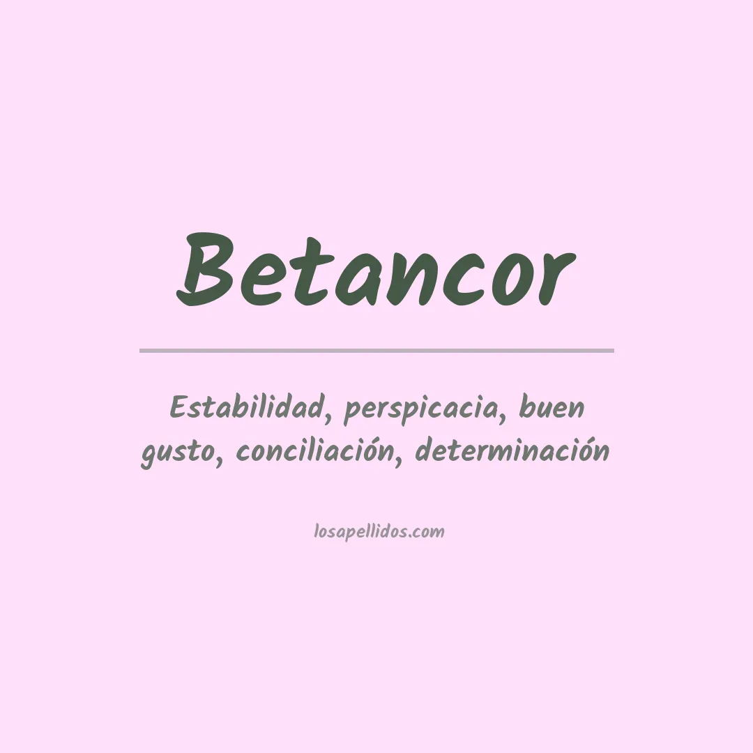 Apellido Betancor