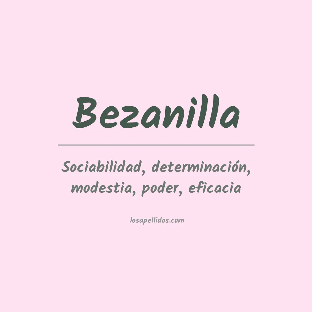 Apellido Bezanilla