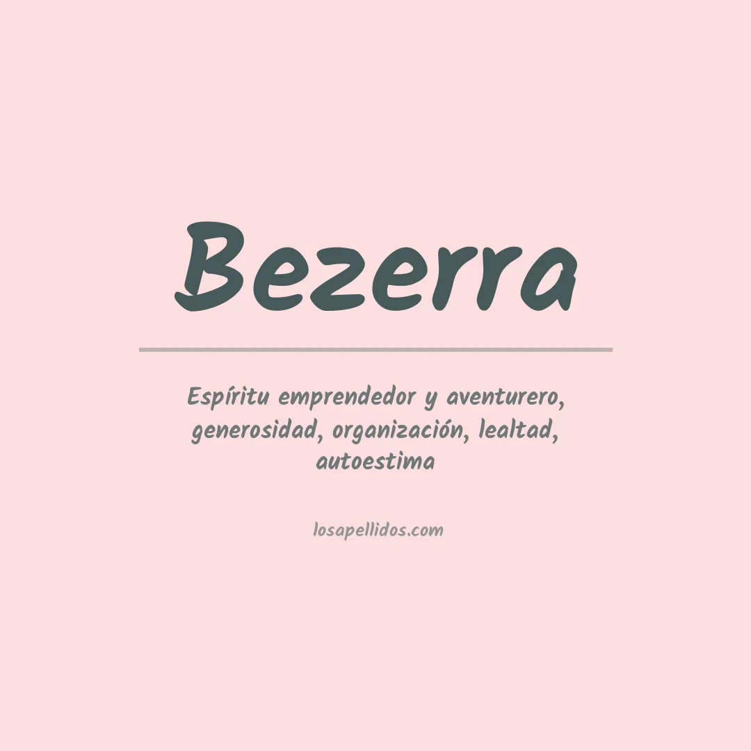 Apellido Bezerra