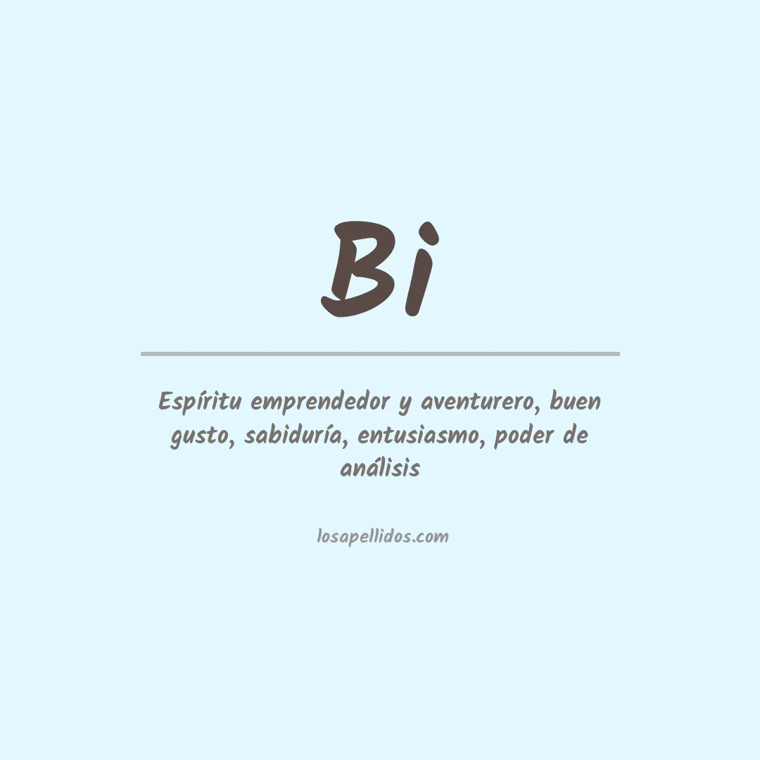 Apellido Bi