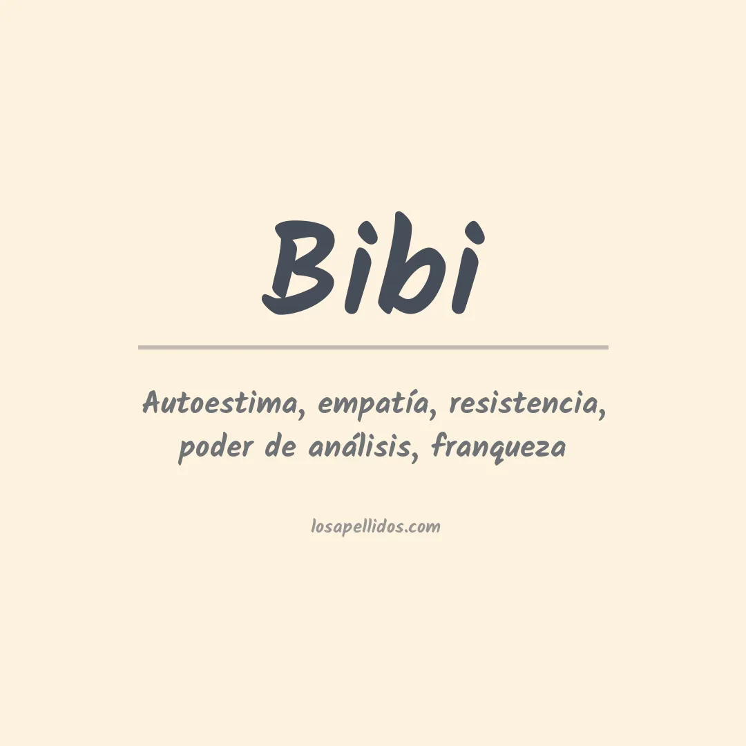Apellido Bibi