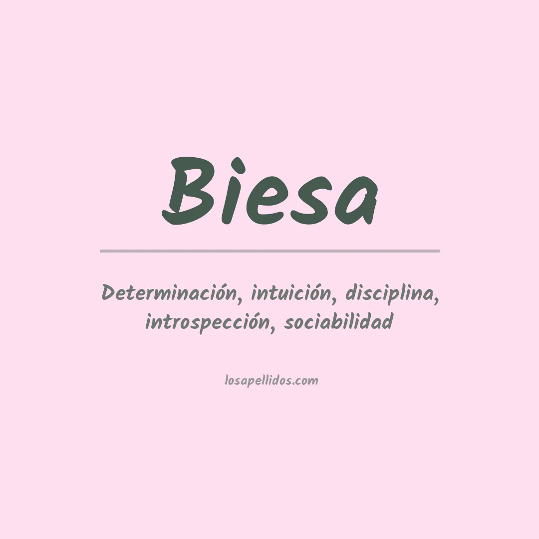 Apellido Biesa