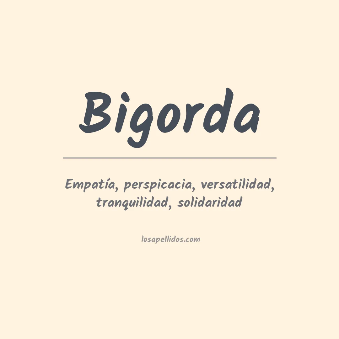 Apellido Bigorda