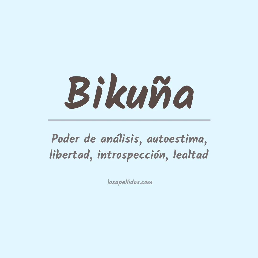 Apellido Bikuña