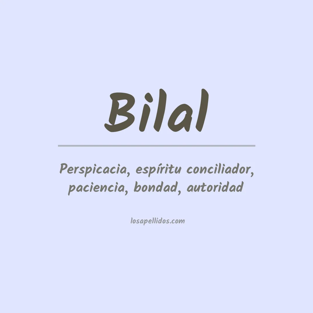 Apellido Bilal