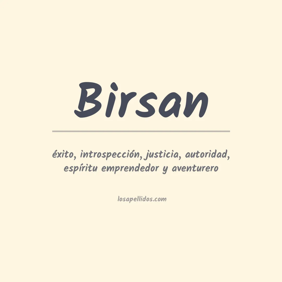 Apellido Birsan
