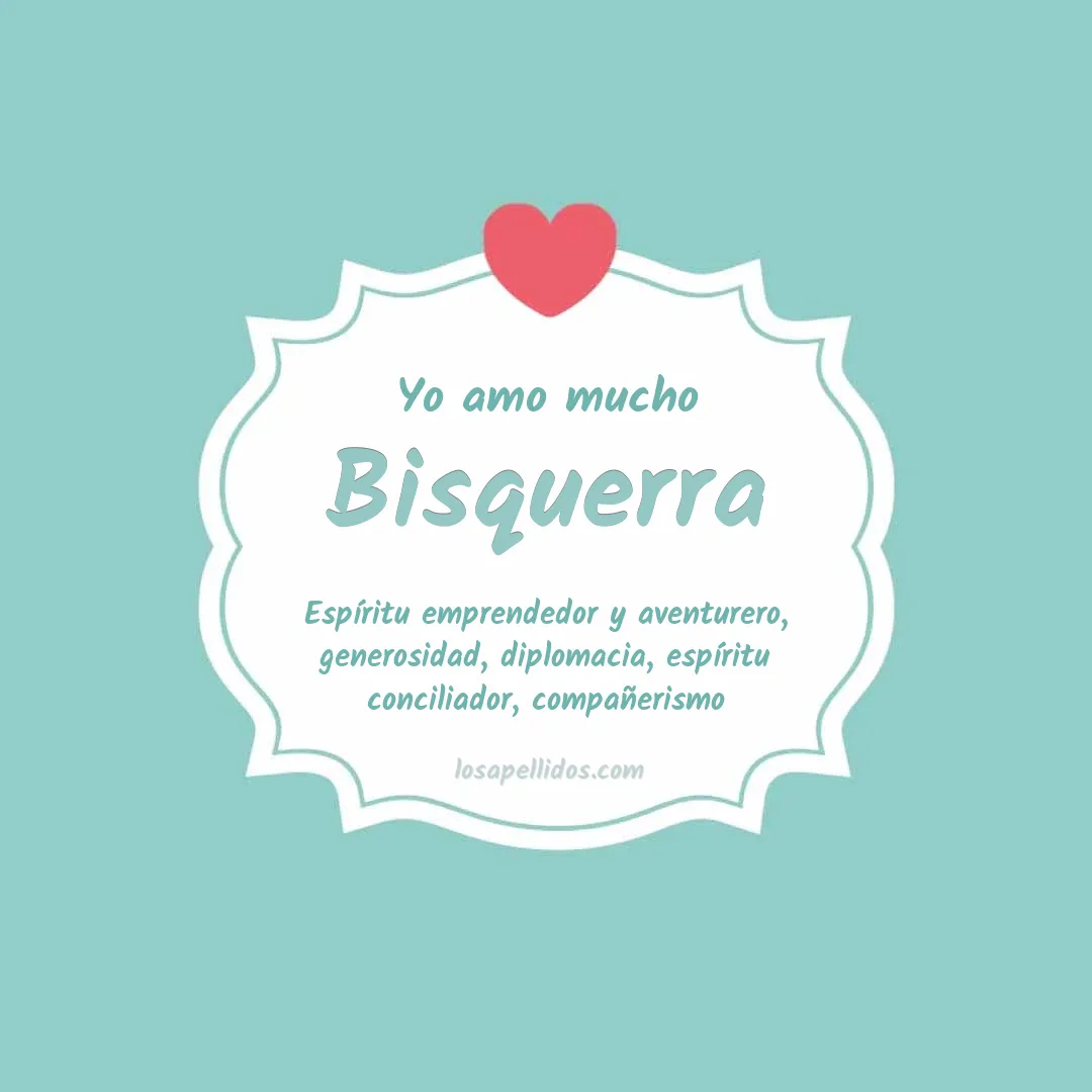 Yo amo mucho Bisquerra