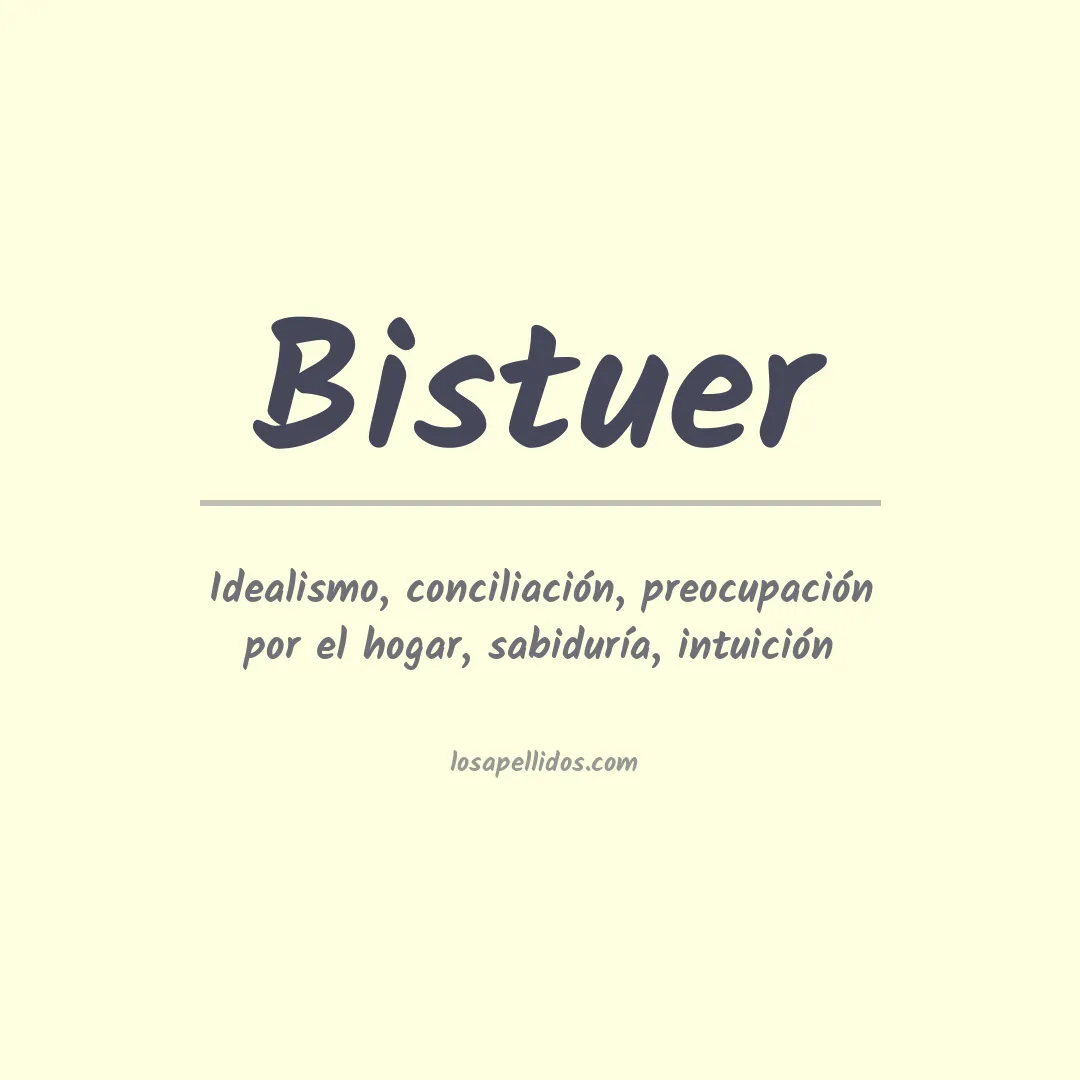 Apellido Bistuer
