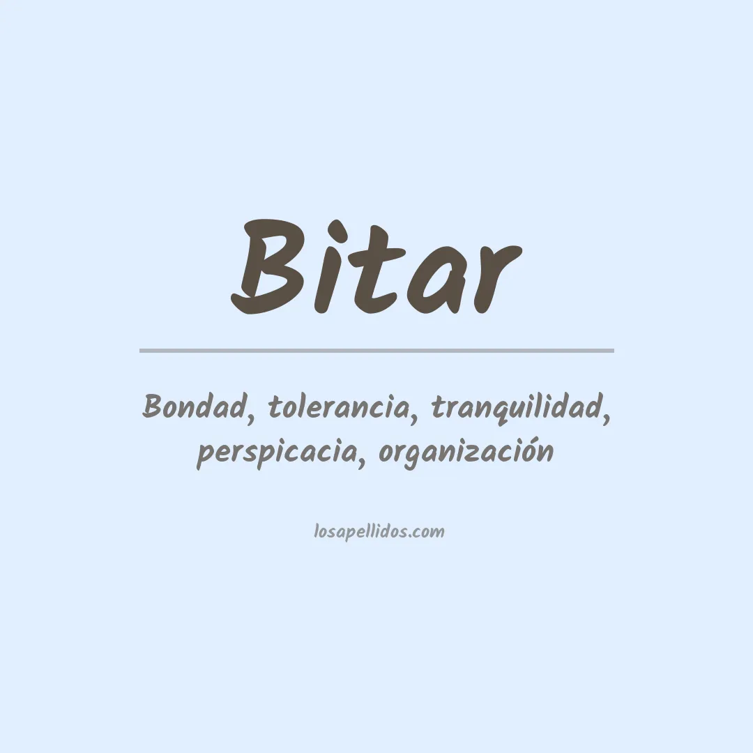 Apellido Bitar