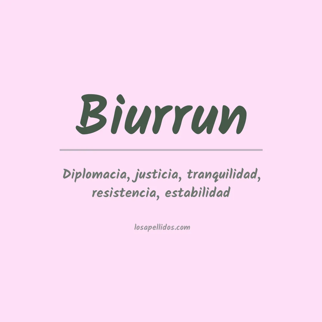 Apellido Biurrun