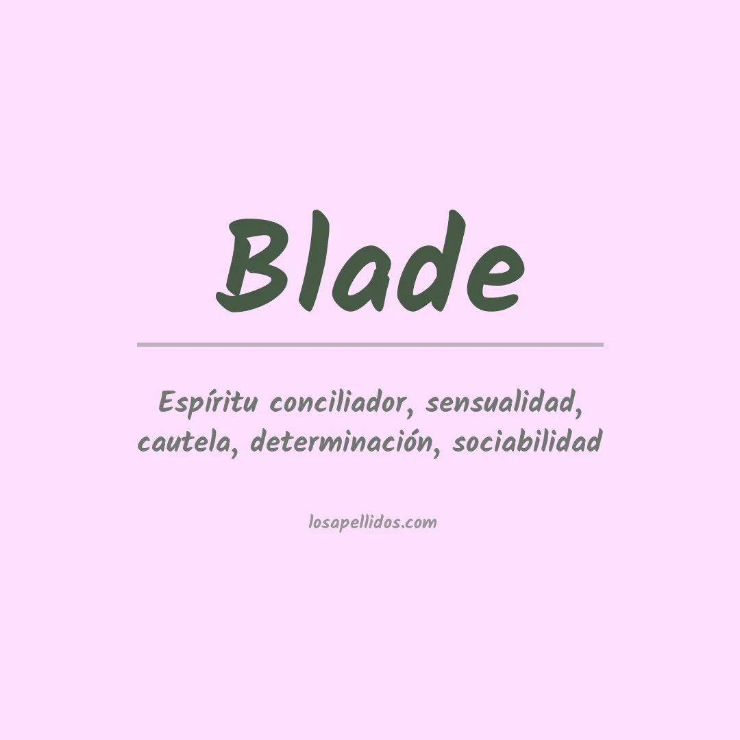 Apellido Blade