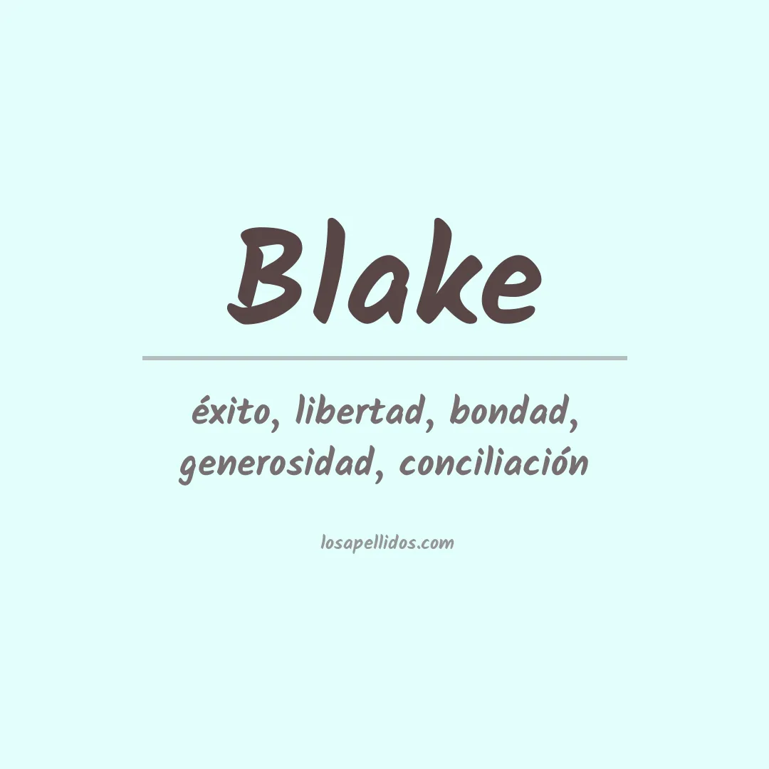 Apellido Blake