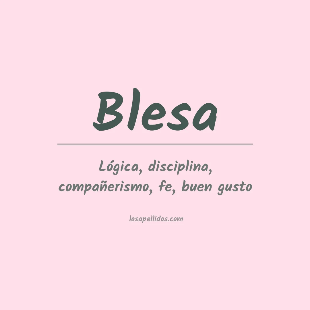 Apellido Blesa