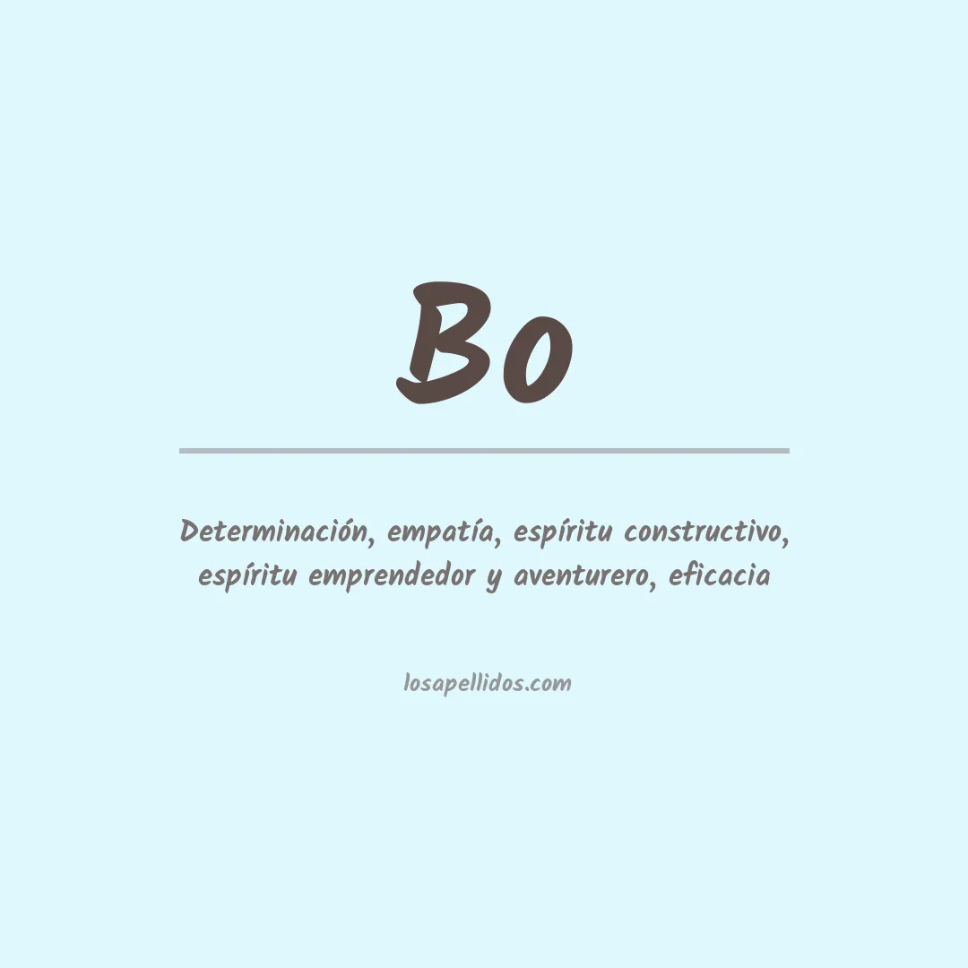 Apellido Bo