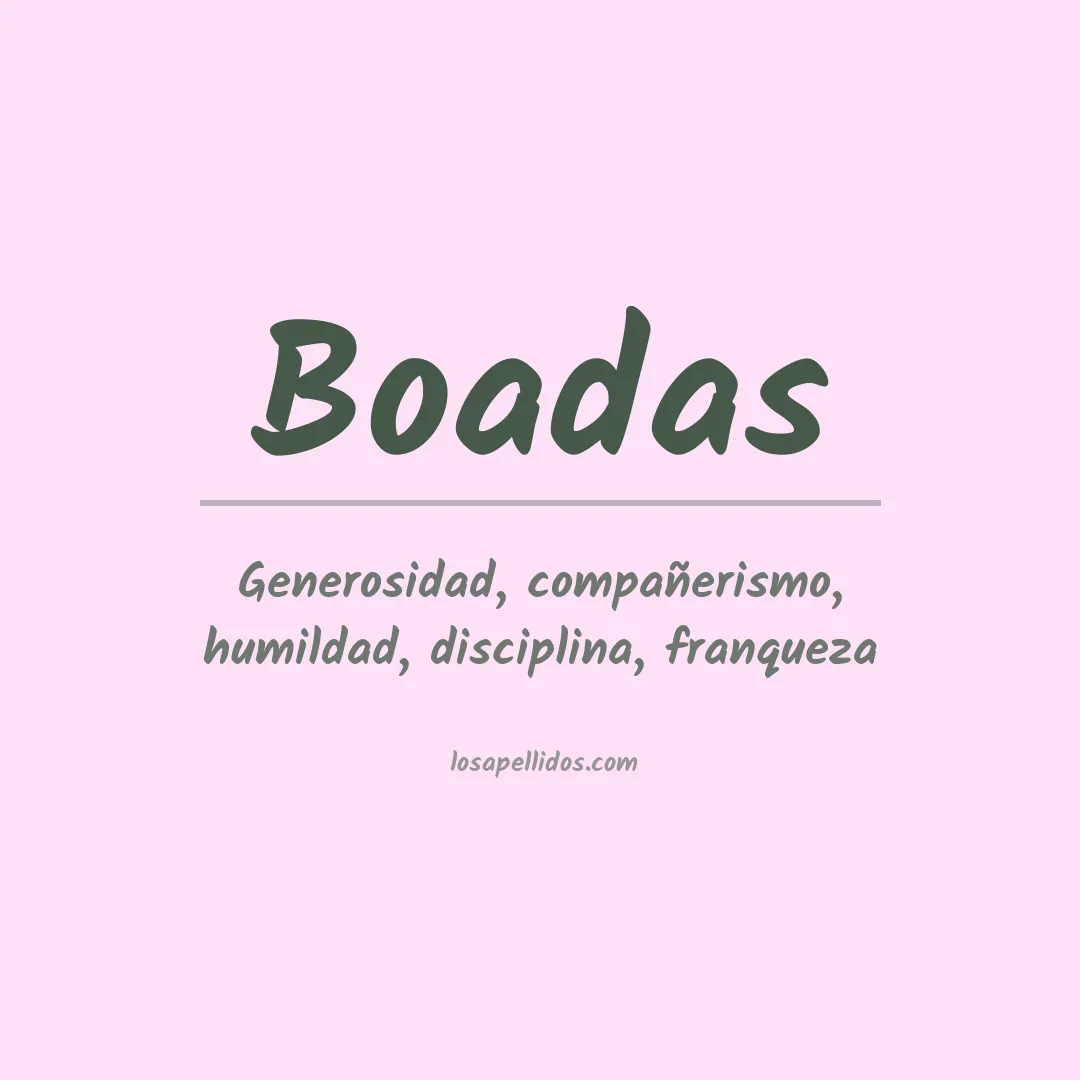 Apellido Boadas