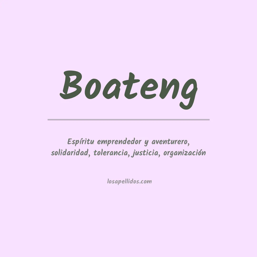 Apellido Boateng