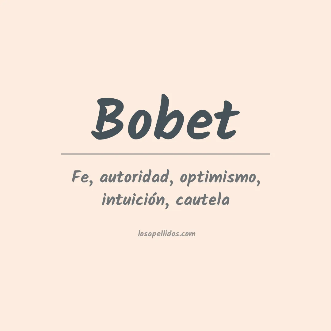 Apellido Bobet