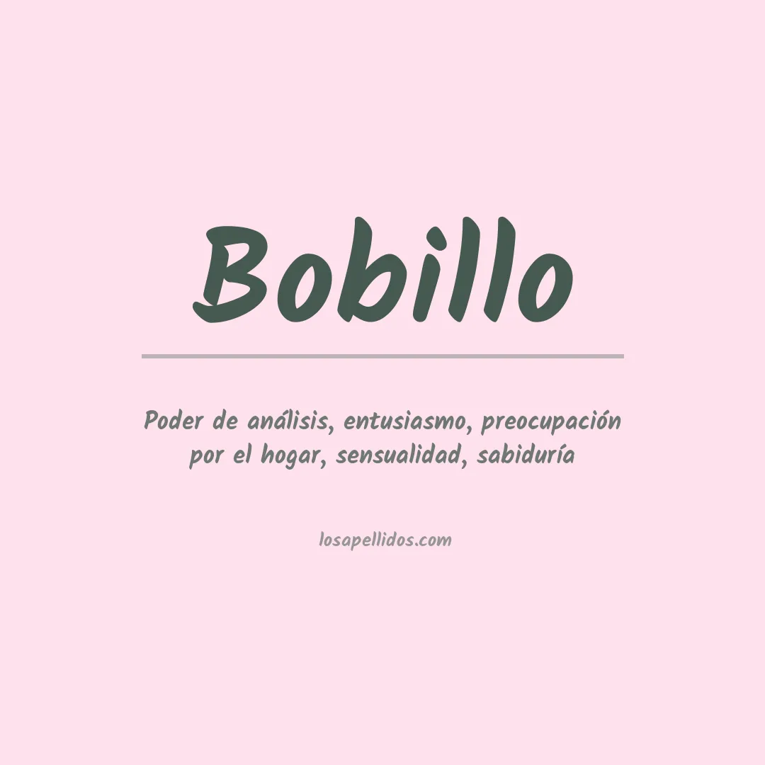 Apellido Bobillo