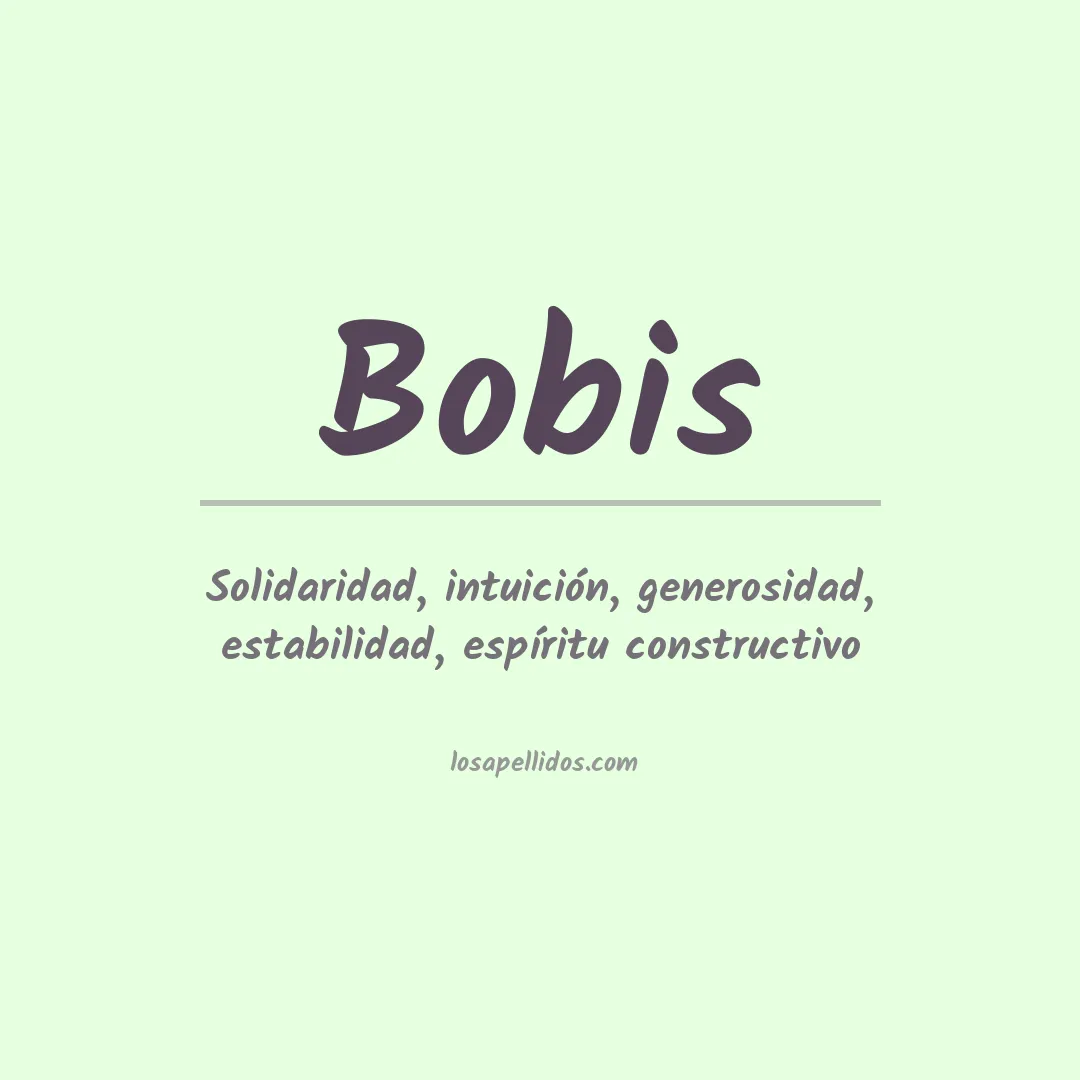 Apellido Bobis