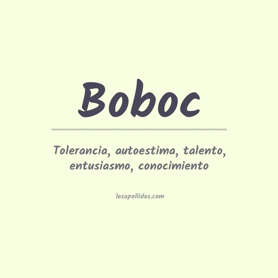 Apellido Boboc