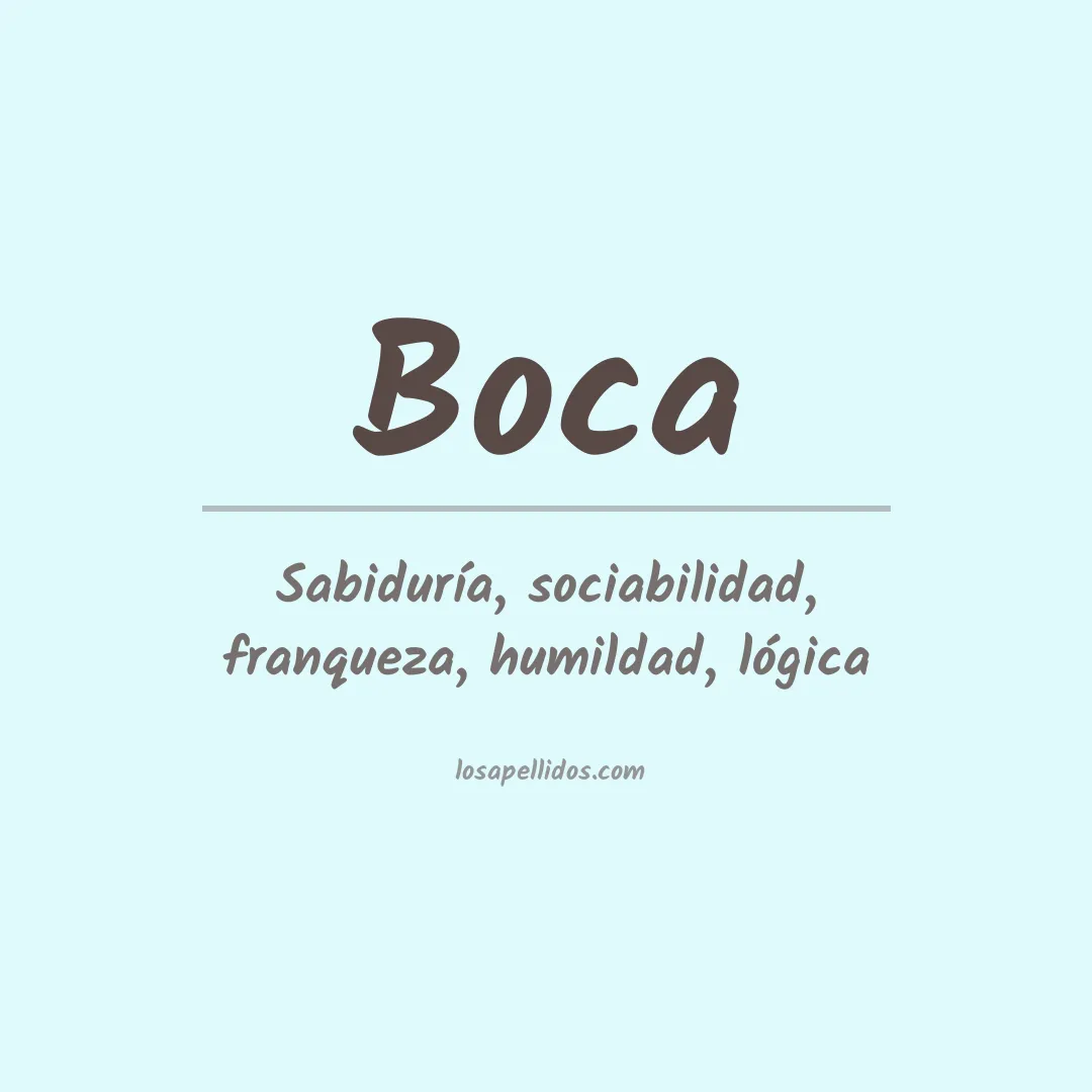 Apellido Boca
