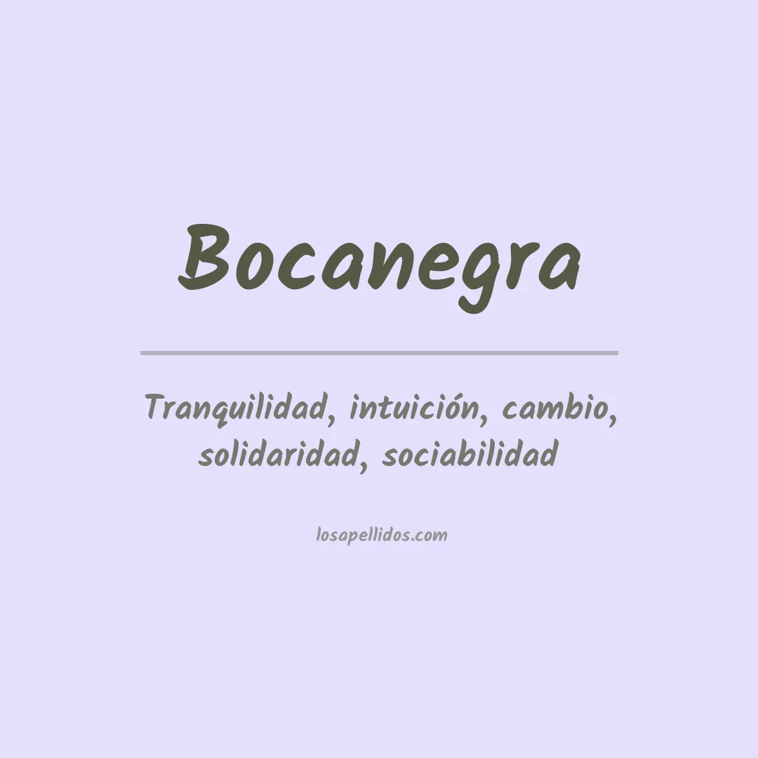 Apellido Bocanegra