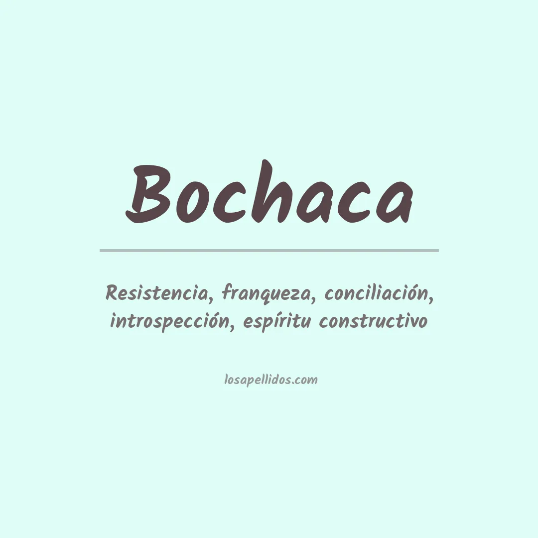 Apellido Bochaca