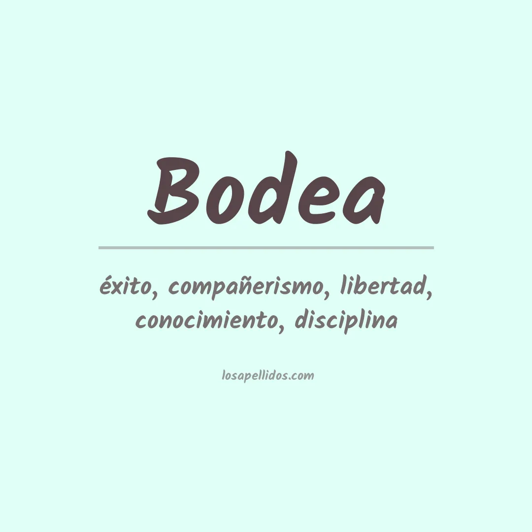Apellido Bodea