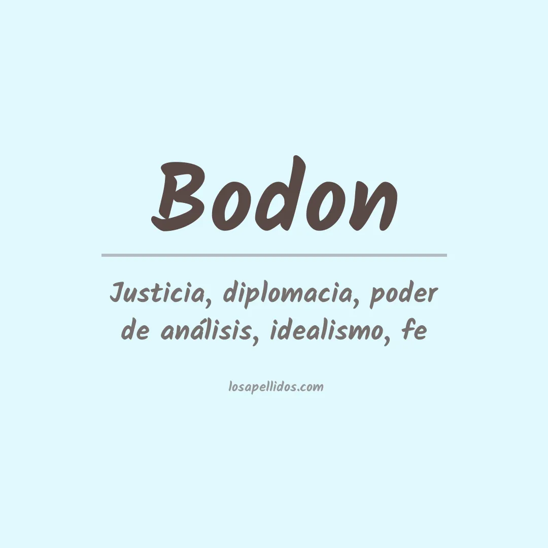 Apellido Bodon