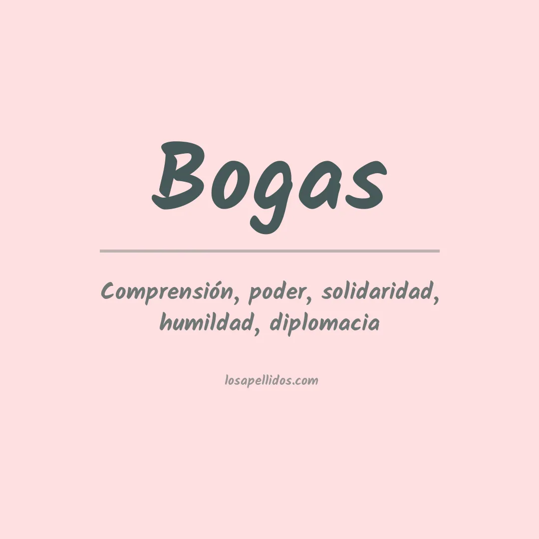 Apellido Bogas