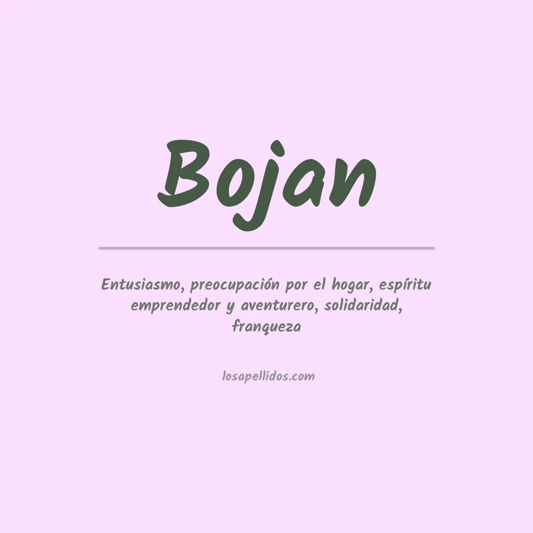 Apellido Bojan