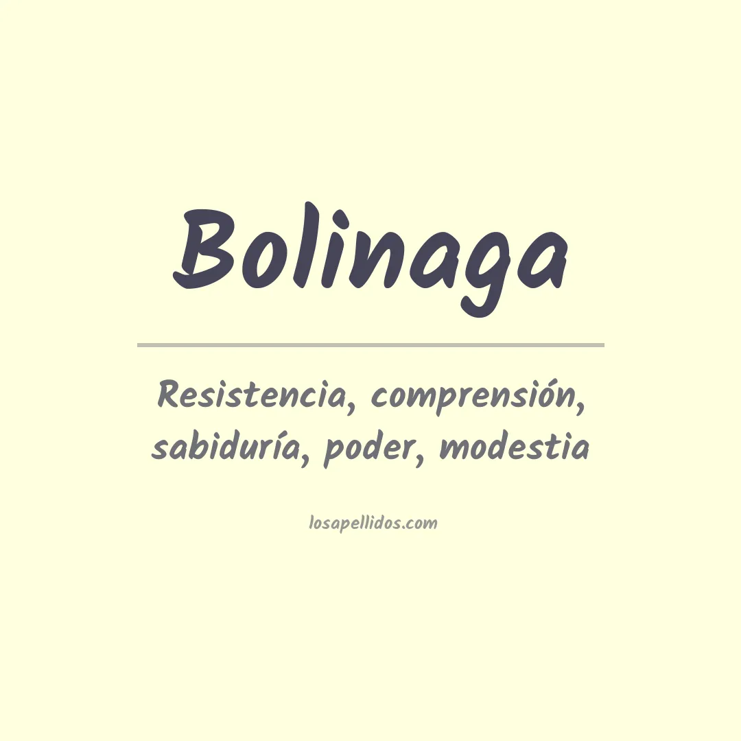 Apellido Bolinaga