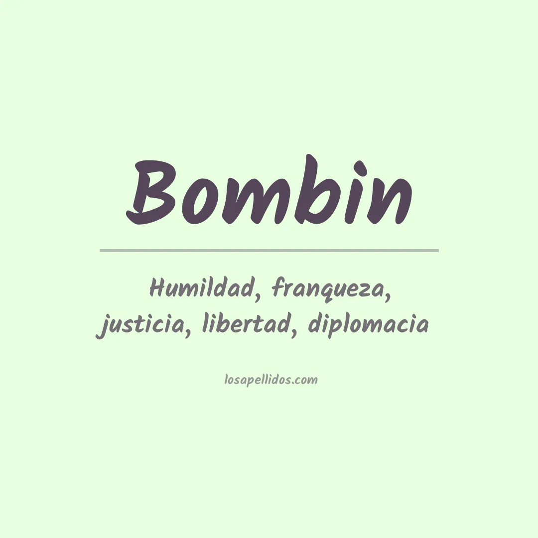 Apellido Bombin