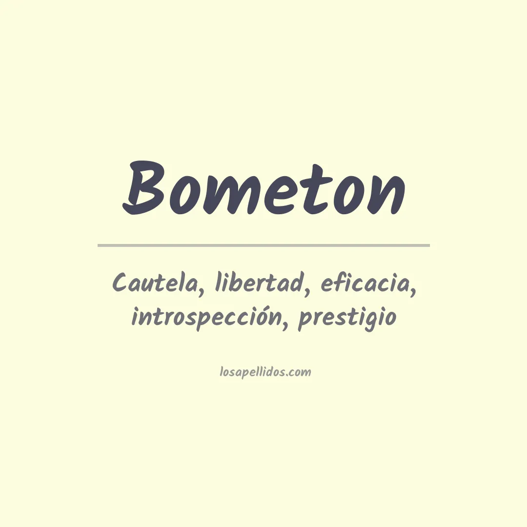 Apellido Bometon