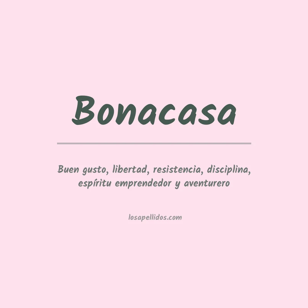 Apellido Bonacasa