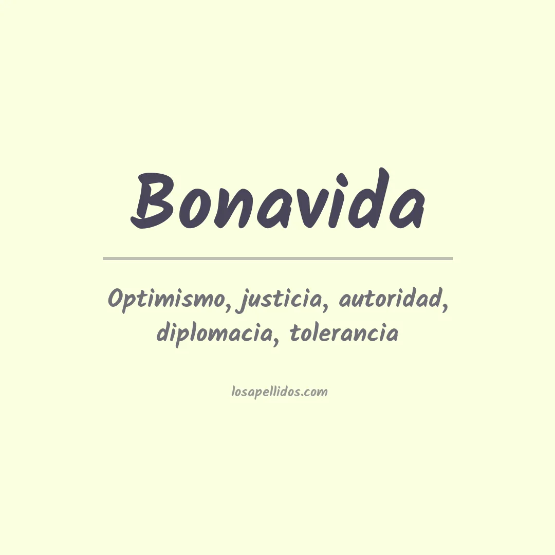 Apellido Bonavida