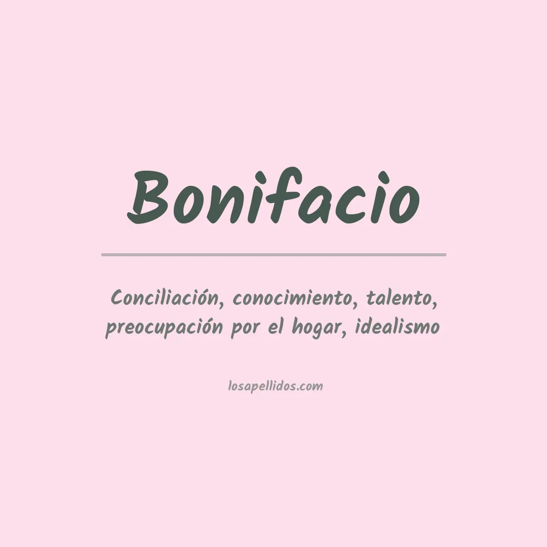 Apellido Bonifacio