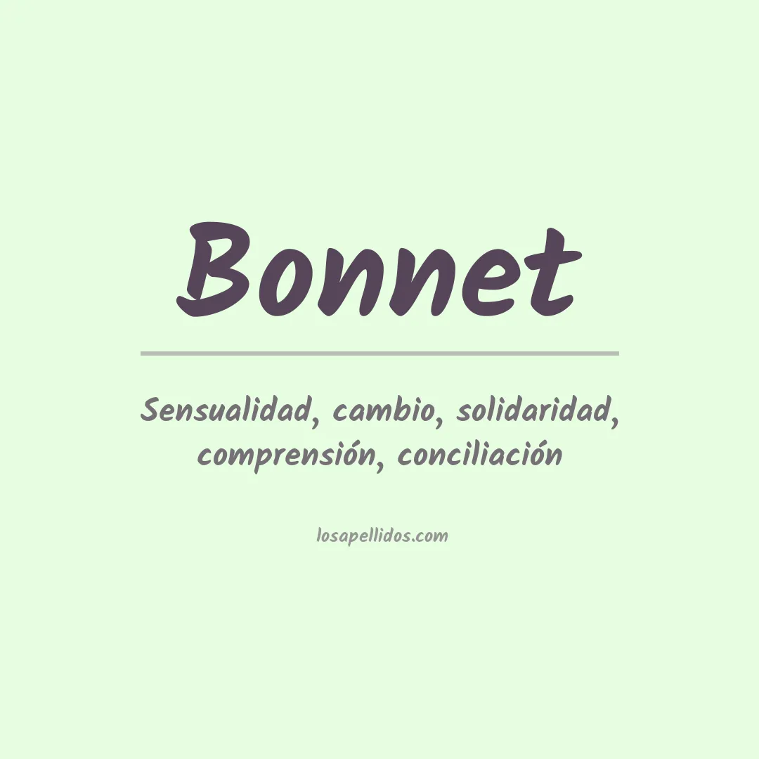Apellido Bonnet