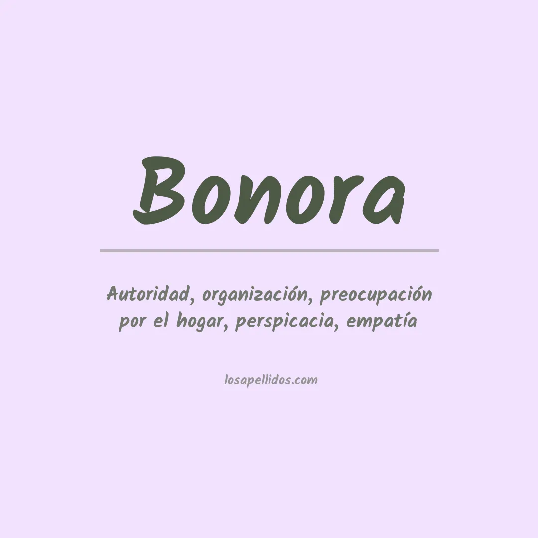 Apellido Bonora