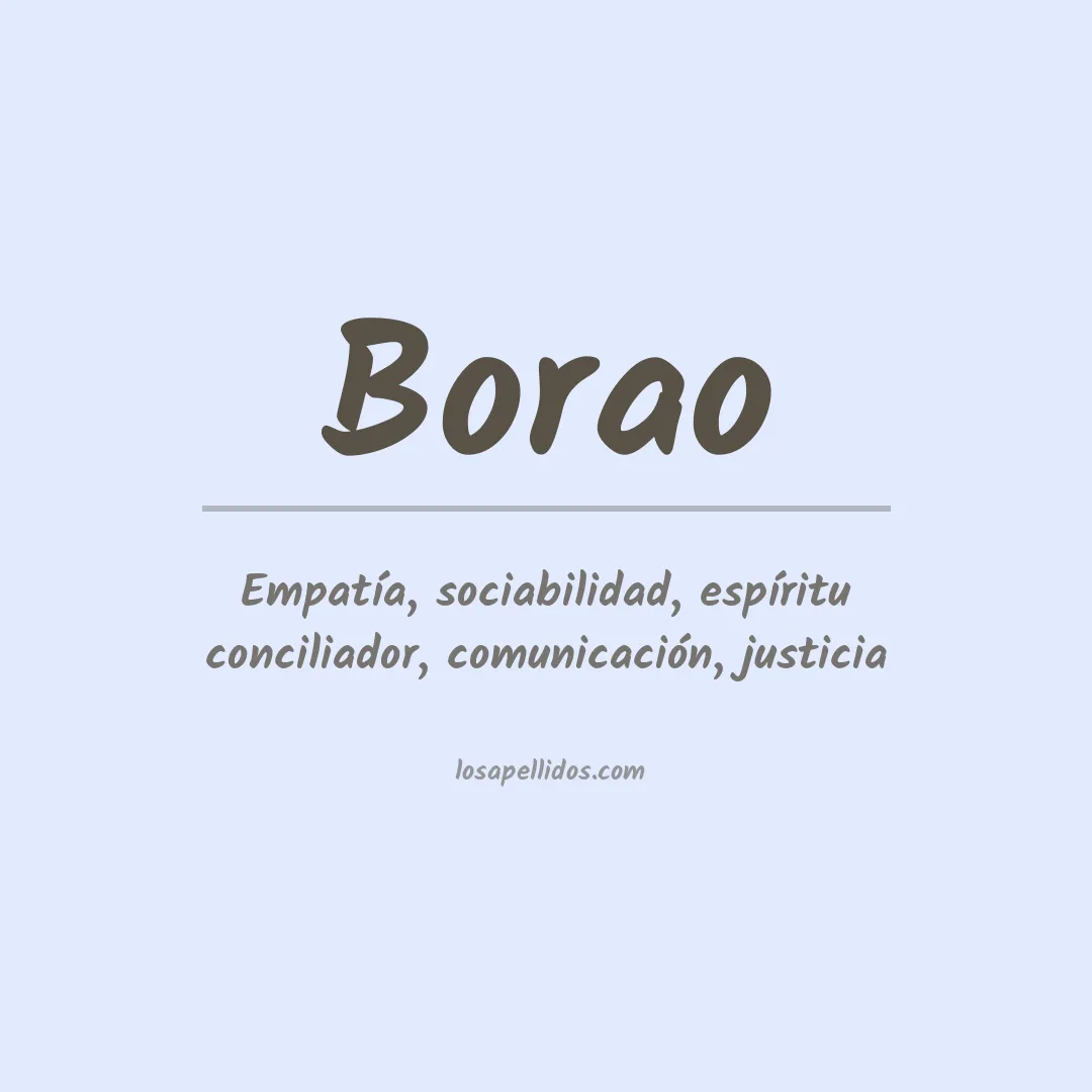 Apellido Borao