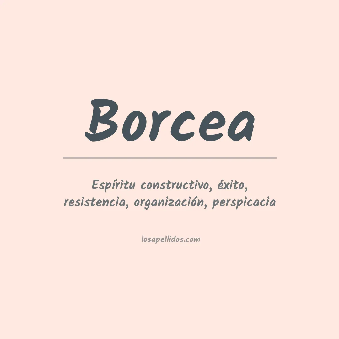Apellido Borcea